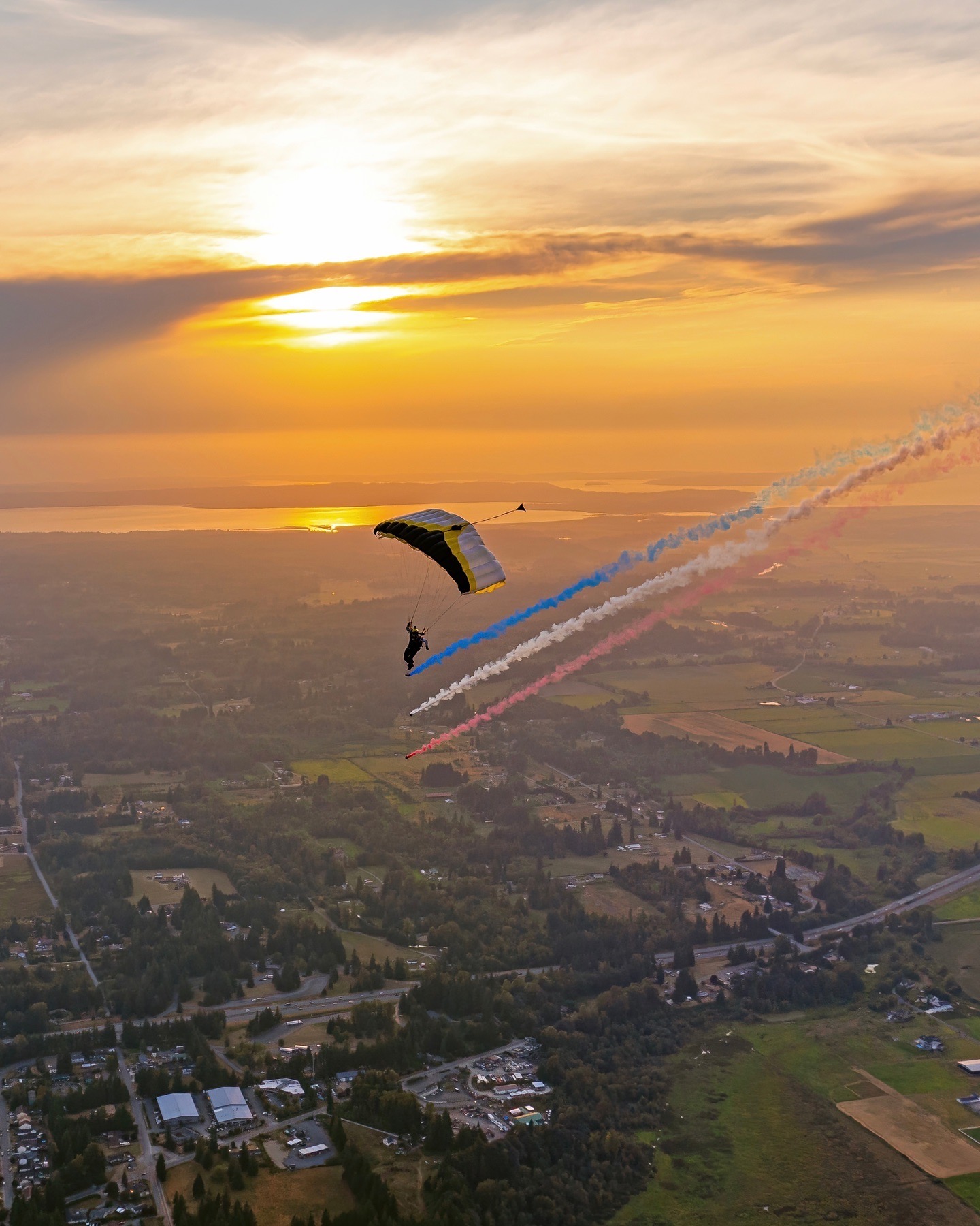 Photo from the shared album: smoke sunset